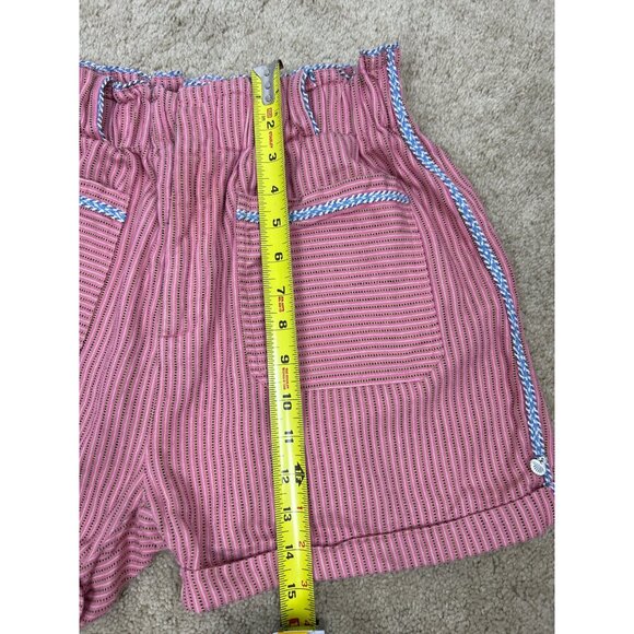 Scotch & Soda Pink Striped Downtown Surf Shorts with Shell Charm Size 2 - Picture 7 of 11